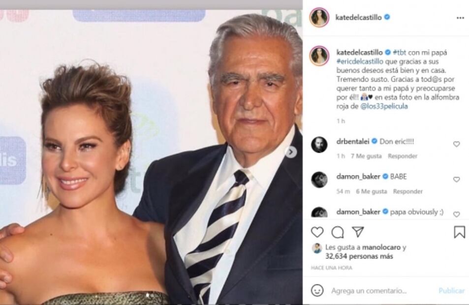 Eric del Castillo ya se encuentra en su casa tras "tremendo susto" por caída 