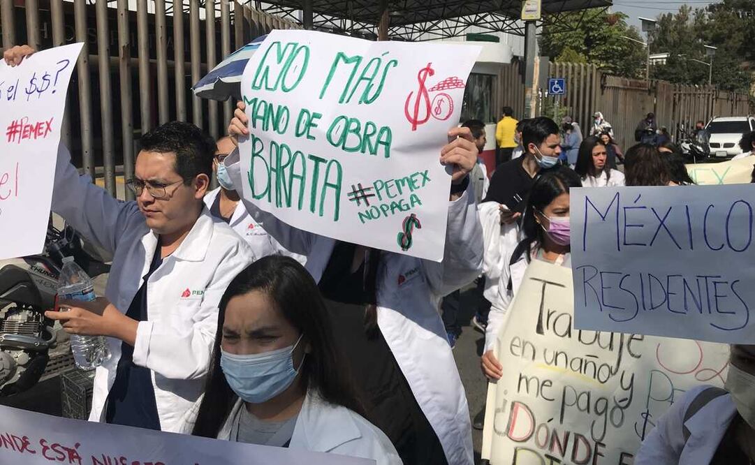 Treinta y cuatro médicos residentes de Pemex fueron cesados de sus actividades. Foto: Archivo / EL UNIVERSAL 