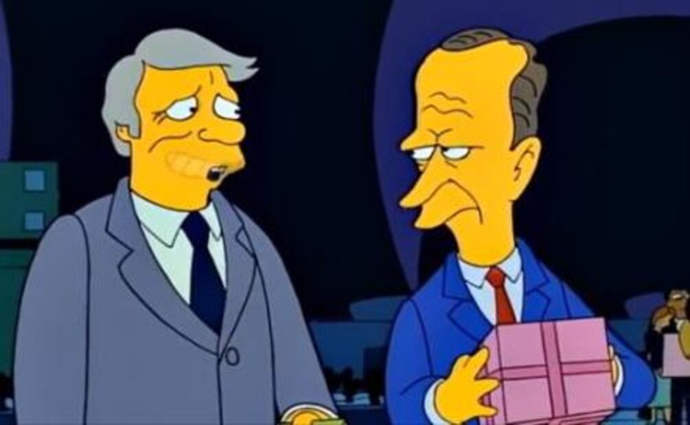 Las cuatro ocasiones en las que George Bush padre apareció en Los Simpson