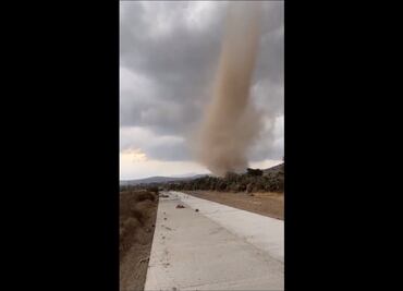 VIDEO: Captan tornado en localidad de Zempoala, Hidalgo