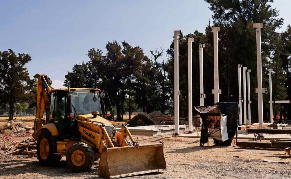 En un recorrido por el deportivo Hermanos Galeana se pudo constatar el avance de obra. Foto: Hugo Salvador / EL UNIVERSAL