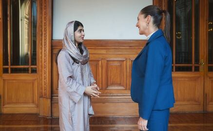Malala Yousafzai se reúne con Claudia Sheinbaum en Palacio Nacional; la Premio Nobel visitó la Casa Azul