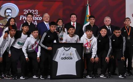 AMLO felicita a niños de NL tras ganar el Desafío Mundial Madrid 2023