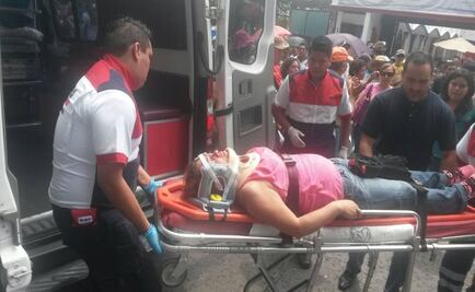 Atropellan a 3 maestros durante protestas en Veracruz