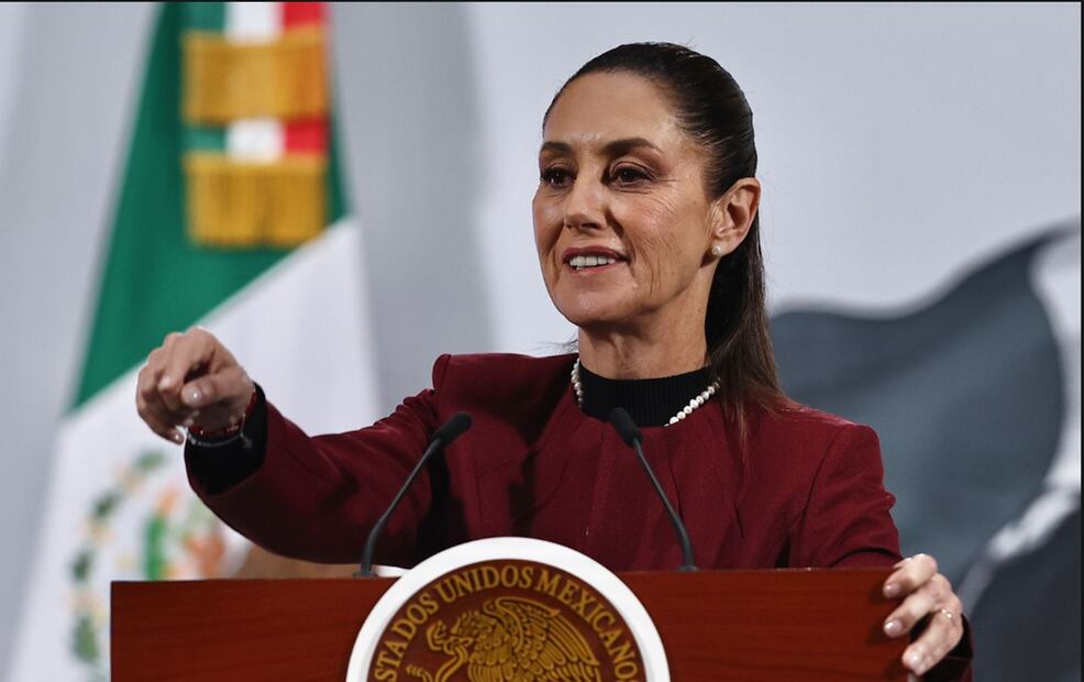 “Nosotros como país siempre vamos a defender la paz”, expresó la presidenta Claudia Sheinbaum ante el conflicto en Medio Oriente, y luego de que el mandatario estadounidense, Donald Trump, comparó los ataques contra instalaciones nucleares de Irán con Hiroshima y Nagasaki. Foto: Berenice Fregoso/EL UNIVERSAL
