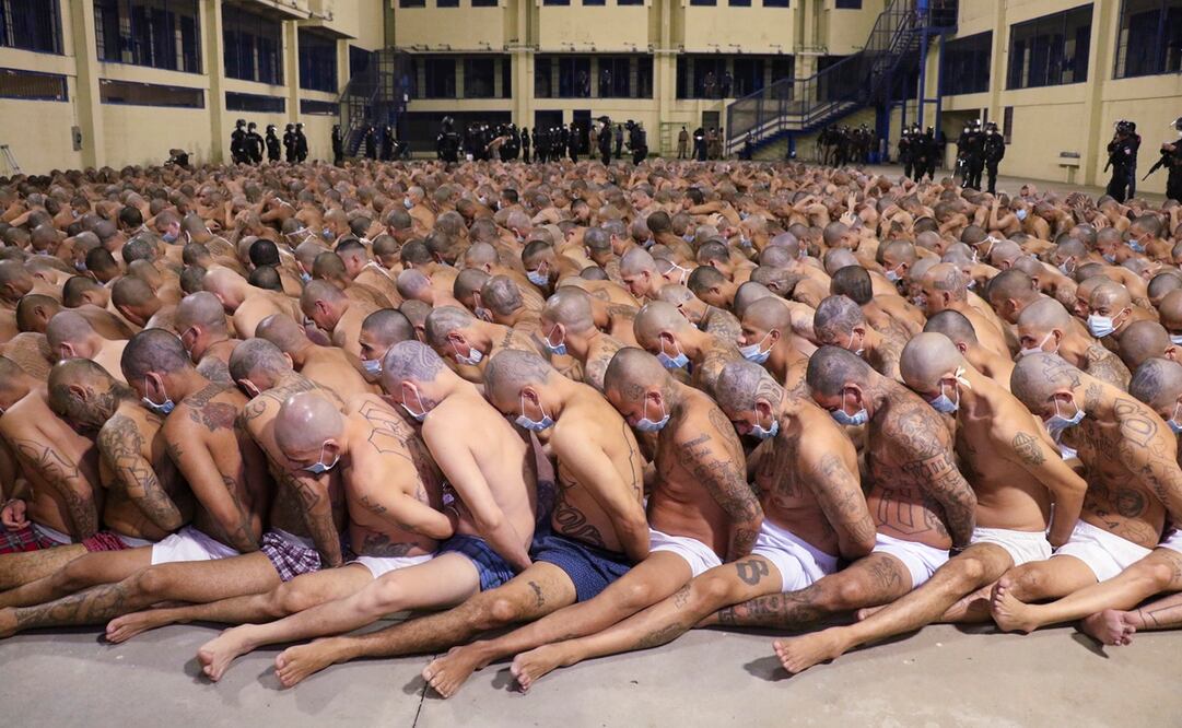 Pandillas en cárcel de El Salvador. Foto ilustrativa: Archivo/AFP