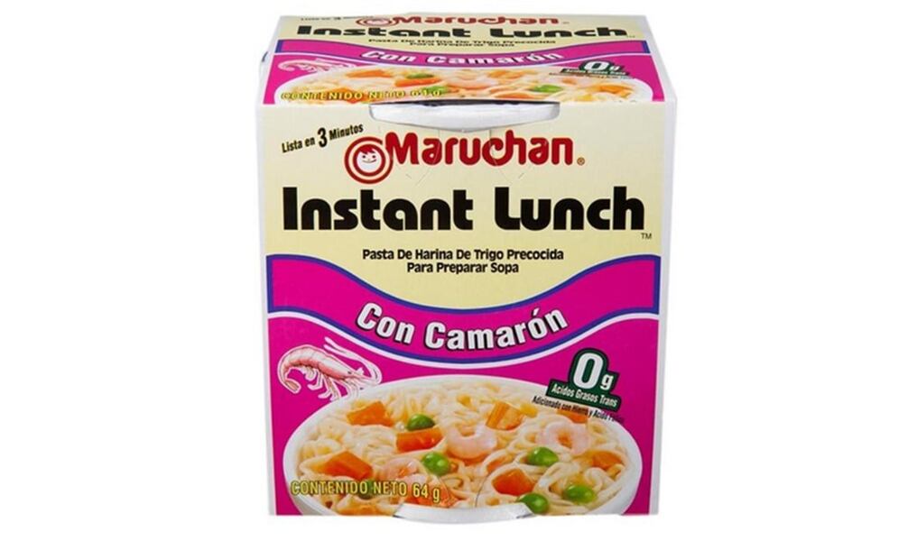 Sopa Maruchan. Foto: Captura de pantalla 