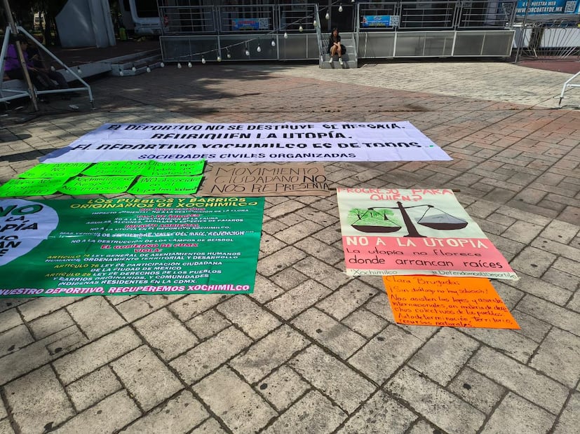 También exigen que no se realice ninguna intervención en espacios públicos deportivos o culturales de Xochimilco sin una consulta previa, libre, informada y con carácter vinculante para la población usuaria y residente. (Foto: especial)