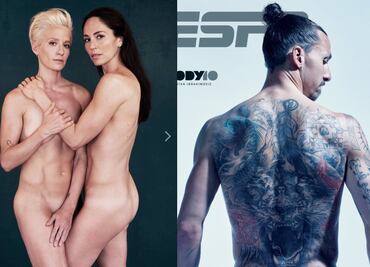 Además de Rapinoe, otros atletas que han posado desnudos