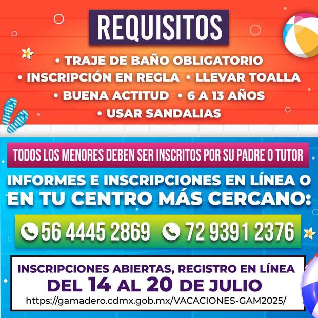 Requisitos curso de verano en la GAM /  Foto. Especial