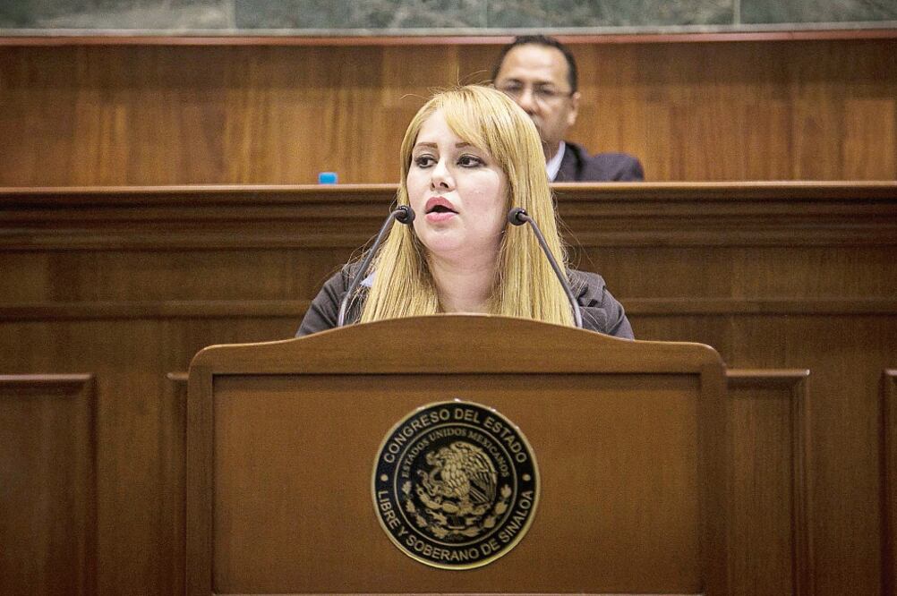 La diputada local de Sinaloa Lucero Guadalupe Sánchez fue localizada en su entidad y trasladada a la Ciudad de Mexico para declarar por el tema de su ingreso al penal de El Altiplano (ARCHIVO. EL UNIVERSAL)