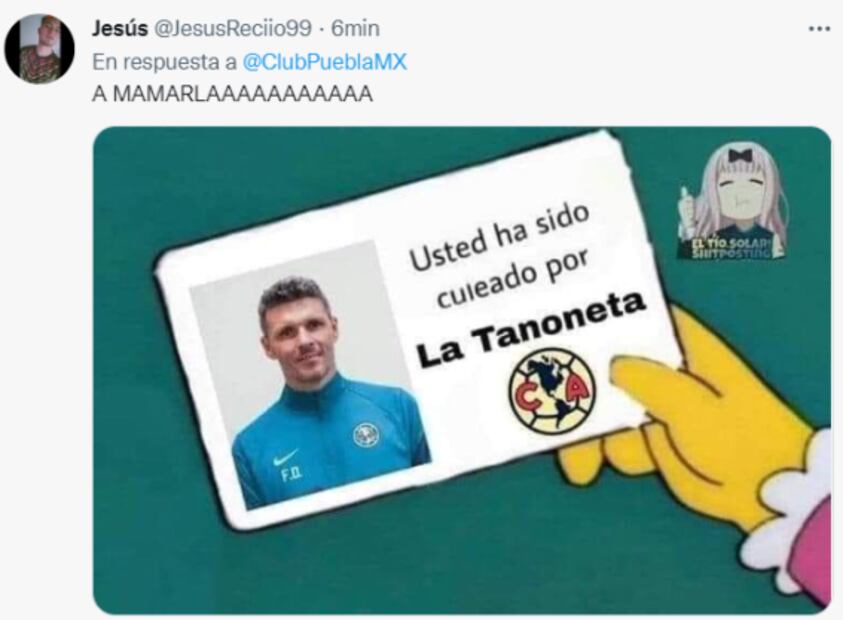 Aficionados del América festejan con memes su liderato del Apertura 2022