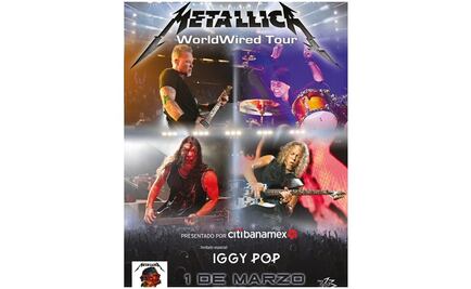 Iggy Pop, invitado especial de Metallica en México