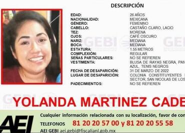 Hallan cuerpo de mujer en Nuevo León; vestimenta coincide con la de Yolanda Martínez