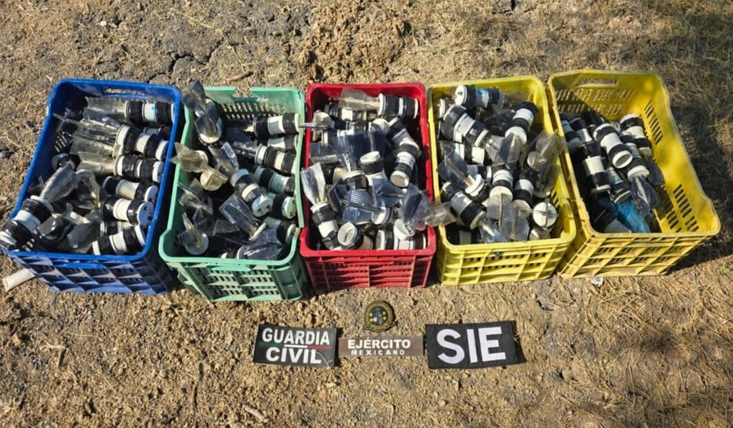 Los artefactos explosivos eran utilizados por los grupos criminales para sembrar narcominas en zonas en disputa de Tierra Caliente. Foto: especial