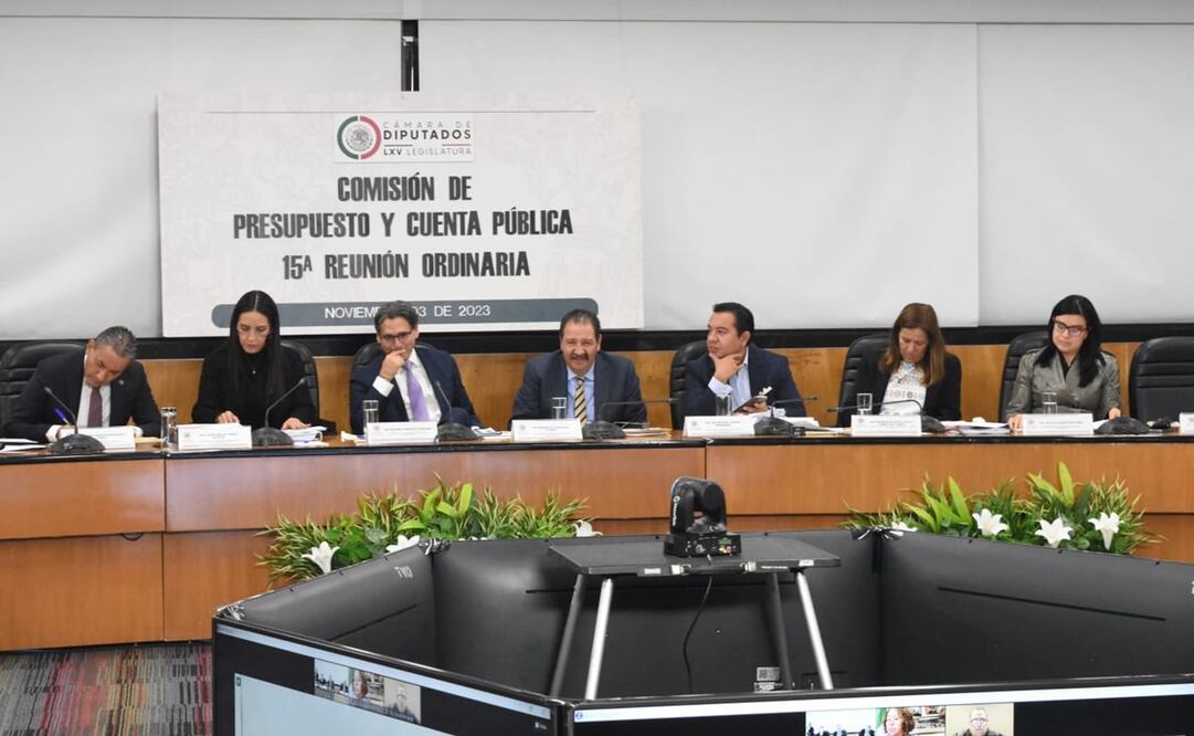 Reunión de la Comisión de presupuesto en la Cámara de Diputados. Foto: Eduardo Castañeda/EL UNIVERSAL
