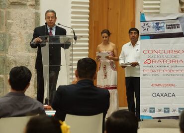 Inicia concurso de oratoria en Oaxaca