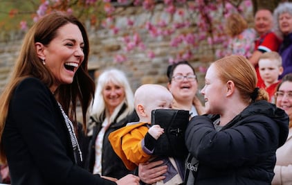 "Feliz y relajada": Reaparece Kate Middleton en leggings