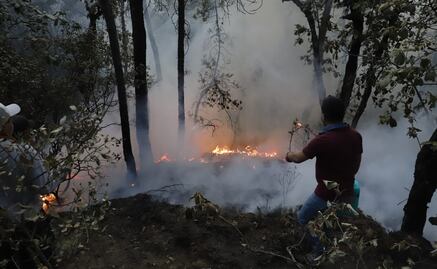 Controlan seis incendios forestales en Hidalgo
