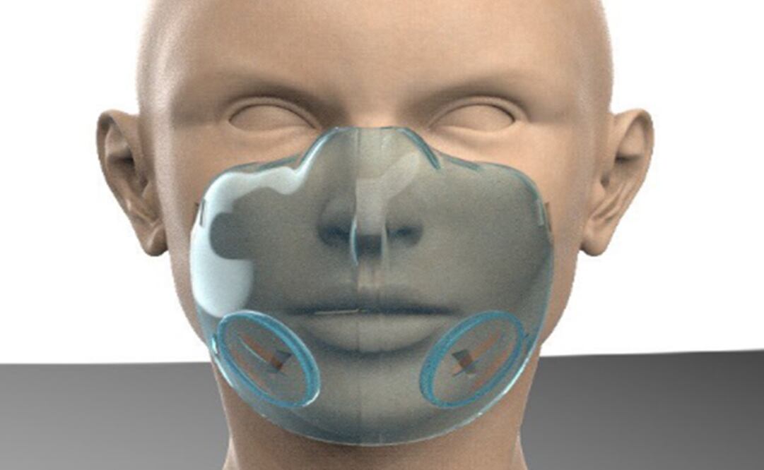 The mask was designed by Mexicans - Photo: Taken from Miguel Huerta's Twitter account