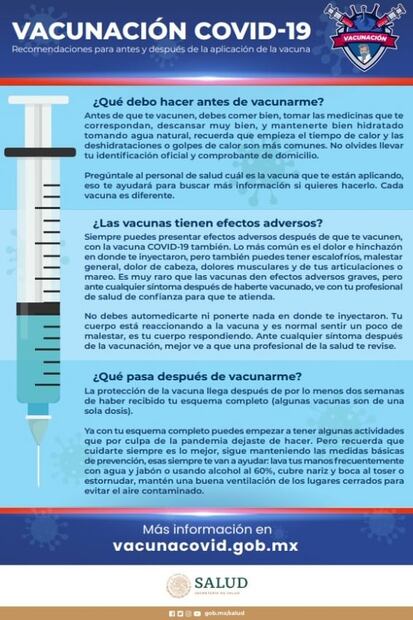 ¿Debo ir en ayunas para la vacuna contra covid-19?