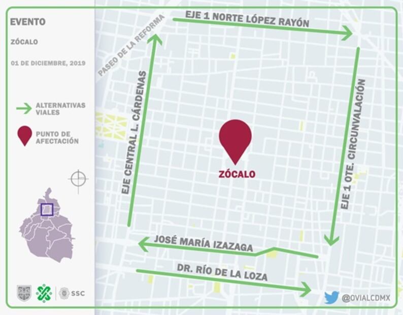Desplegarán operativo de seguridad por AMLOFest y marchas
