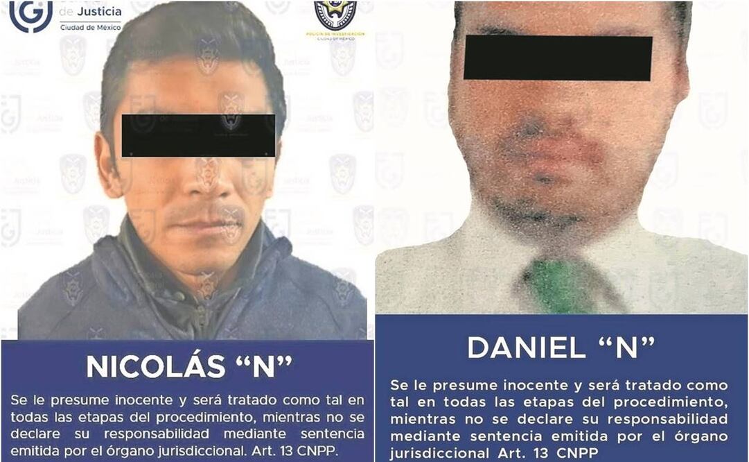 Nicolás “N” y Daniel “N” fueron aprehendidos por presuntamente formar parte de la red de espionaje. Foto: Especial
