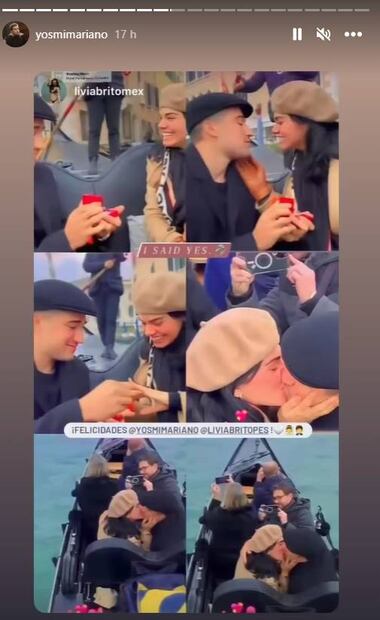 ¡Livia Brito al altar!, acepta anillo de compromiso en Venecia