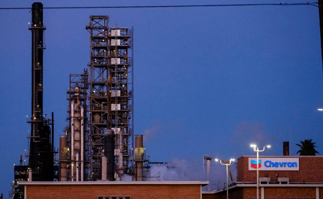 Vista de un centro de operación de Chevron. Foto: EFE