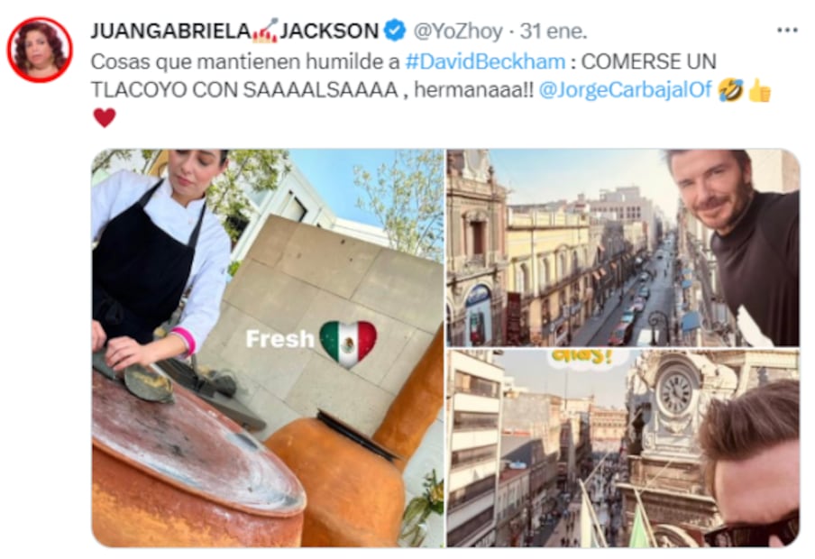 David Beckham es víctima de los memes por su visita a la CDMX