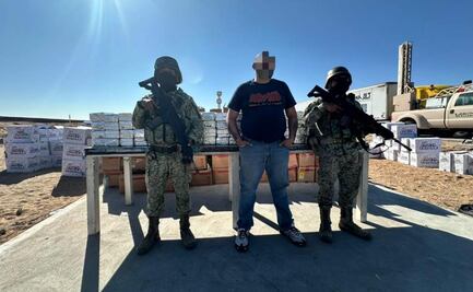 Sonora: Aseguran más de media tonelada de cocaína escondida en un tractocamión; detienen al conductor