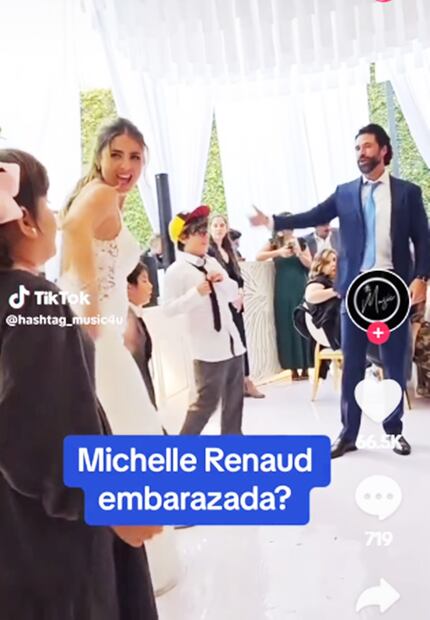 Michelle Renaud y Matías Novoa acaban de casarse, tras uan relación de más de un año.
Foto: Instagram