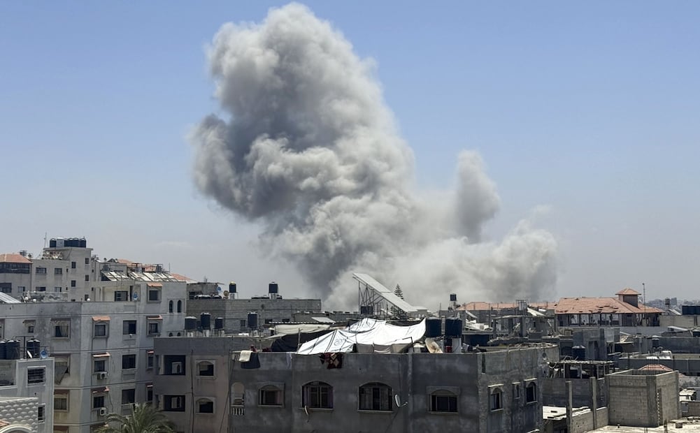 Un ataque del Ejército israelí mató al menos a 26 gazatíes, entre ellos tres niños, en la Franja de Gaza, el miércoles 25 de junio de 2025. Foto: EFE