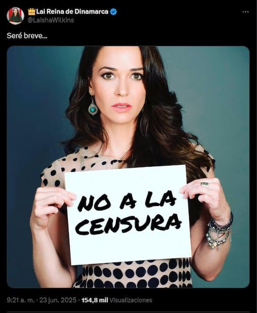 Dora Martínez Valero aclaró que Laisha Wilkins no está incluida en la denuncia por calumnia y violencia política de género; solo hay tres personas señaladas directamente. Foto: captura de pantalla