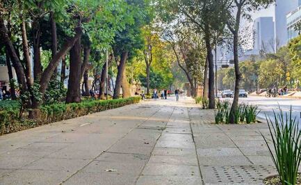 Reforma está casi vacía de puestos de ambulantes