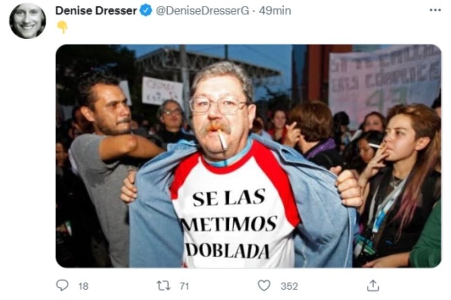 "Se las metimos doblada": este es el origen de la frase con que Dresser criticó a AMLO