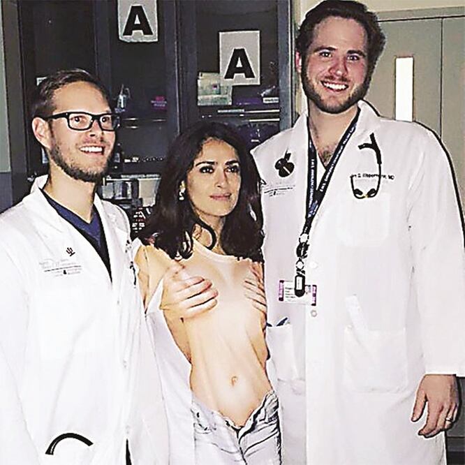 “Gracias a los médicos Foster y Ellspermann por cuidar tan bien de mí”, escribió la actriz veracruza na en su cuenta de Instagram (TOMADA DE INSTAGRAM)