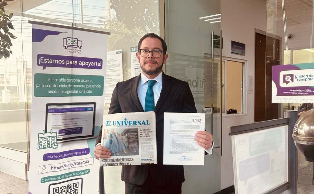 Jonathan Mendoza Iserte fue destituido como Secretario de Datos Personales del Inai. Foto: Especial