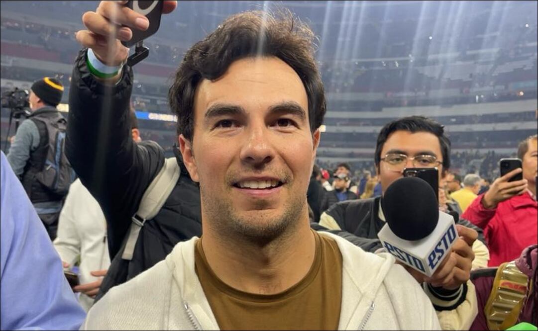 Checo Pérez mandó emocionante mensaje a los aficionados del América: “Son los mejores” / FOTO: Miguel Flores