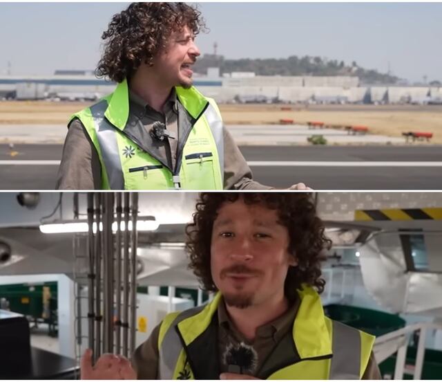 Luisito Comunica entra a la zona restringida del AICM; conoce algunos datos que no conocías del aeropuerto de CDMX