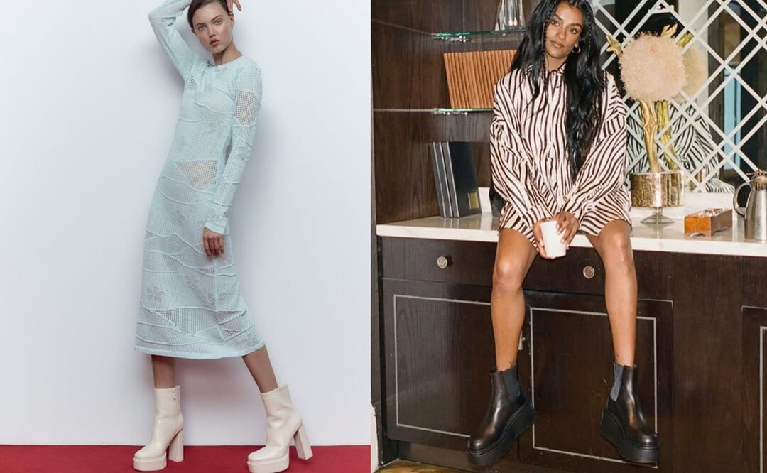 Estas son las botas que estarán en tendencia durante la temporada otoño-invierno / Fotos: Instagram @maisonvalentino / Zara