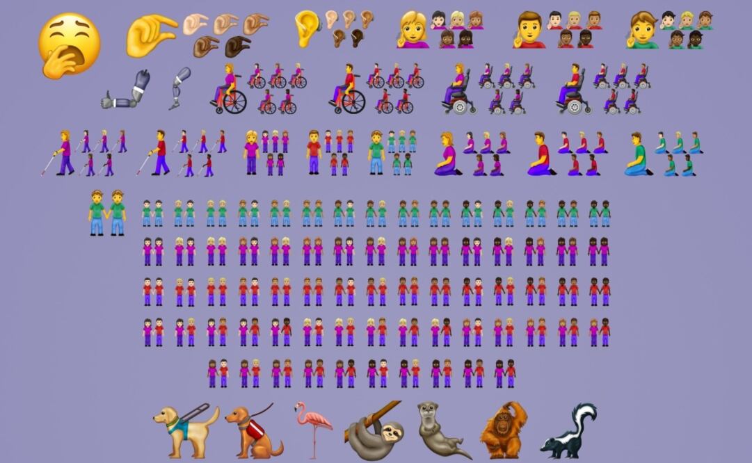 Los nuevos emojis estarán disponibles para iOS, Android, Windows, WhatsApp, Twitter y Facebook. / Emojipedia