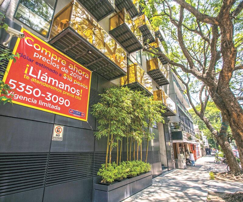 Para expertos de Propiedades.com y Proyecto Urbano Investments, el sector inmobiliario tardará ocho trimestres en mostrar crecimientos similares a 2019. Foto: ARCHIVO EL UNIVERSAL