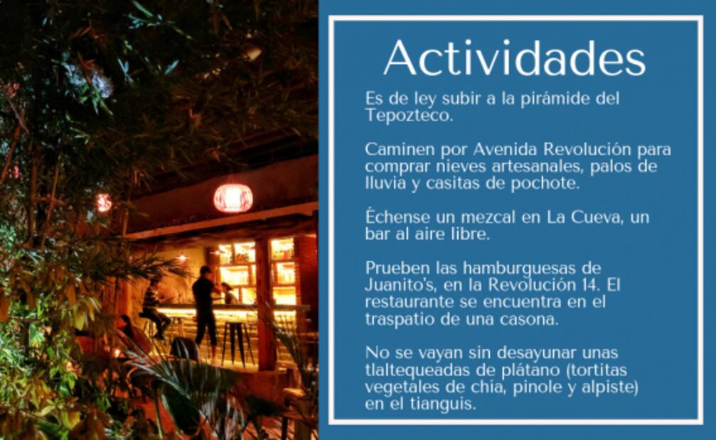 Cuánto cuesta viajar un fin de semana a Tepoztlán