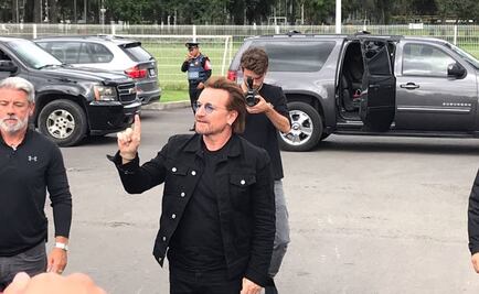 Bono de U2 llega al Foro Sol 