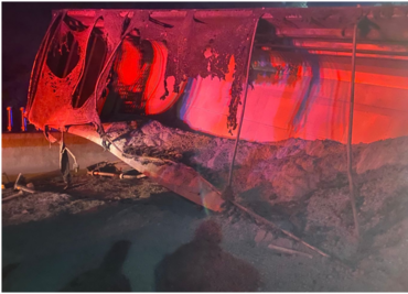 Tractocamión se incendia tras volcadura en la autopista México-Cuernavaca; accidente provoca caos vial