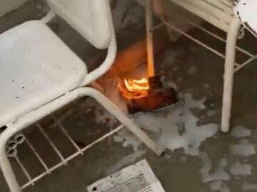 Video. Explota celular dentro de un aula en escuela de Aguascalientes