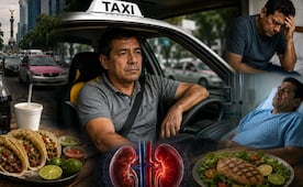 "Ser taxista me costó un riñón": la dura historia de un conductor de la CDMX