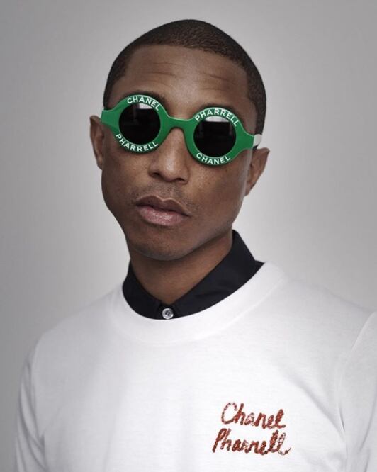 Las gafas forman parte de los accesorios de la colección Chanel Pharrell. Foto: Instagram