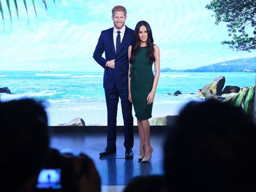 Remueven figuras de Enrique y Meghan del museo de cera Madame Tussauds